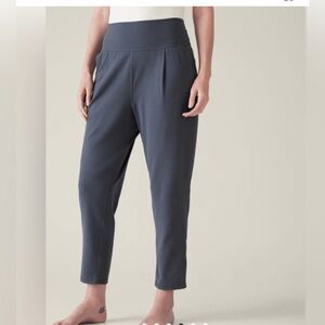 Athleta Elation Pants Granite Blue Sz S NWT